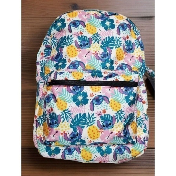 Bioworld Disney Stitch Tropical Mini Backpack new Gift - Picture 1 of 10
